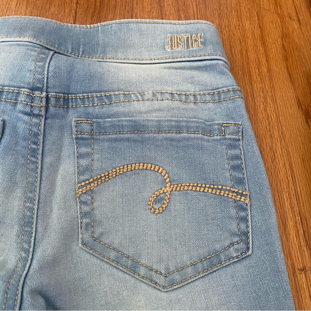 Justice Light and Dark Blue Denim Jeans Set - Picture 5 of 7